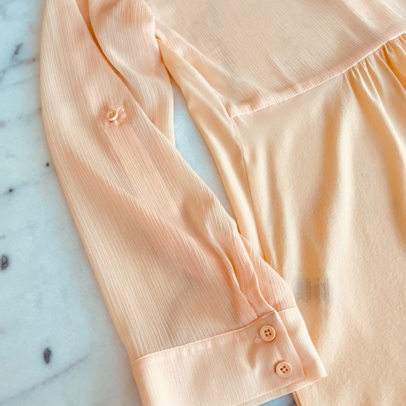 Alice + Olivia Silk Long Sleeve Blouse - Picture 11 of 15